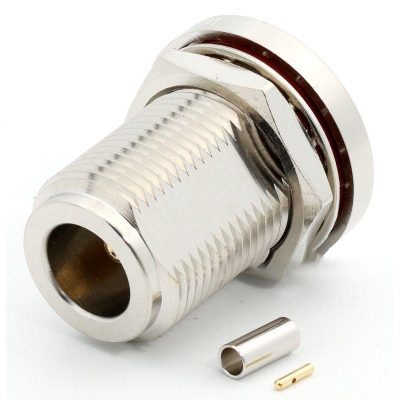 3.04.0279 - N(female) для RG178 - Коннектор N(гнездо) для коаксиального кабеля RG178
