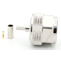 3.04.0277 - N (male) для RG316 - Коннектор N(штекер) для коаксиального кабеля RG316