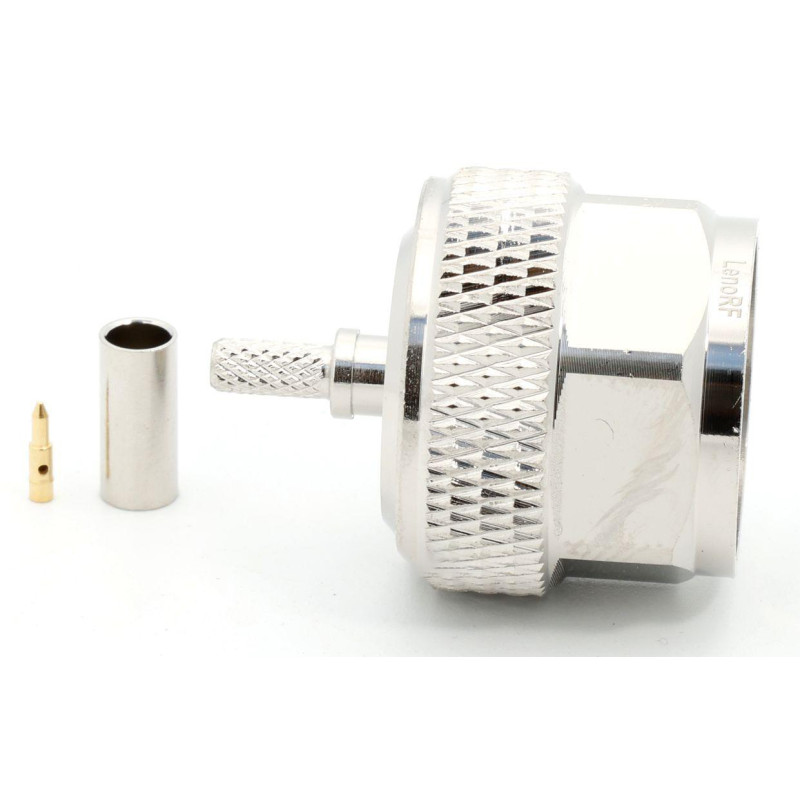 3.04.0277 - N(male) for RG316 - Конектор N(штекер) для коаксіального кабелю RG316