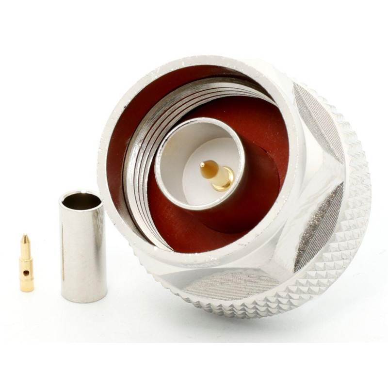 3.04.0277 - N(male) for RG316 - Конектор N(штекер) для коаксіального кабелю RG316