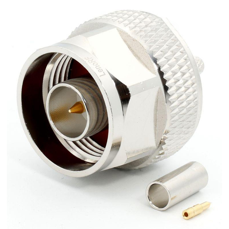 3.04.0277 - N(male) for RG316 - Конектор N(штекер) для коаксіального кабелю RG316