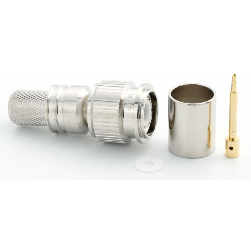 3.02.090 - TNC(male) for RG8, LMR400 - Конектор TNC(штекер) для коаксіального кабелю RG8, LMR400