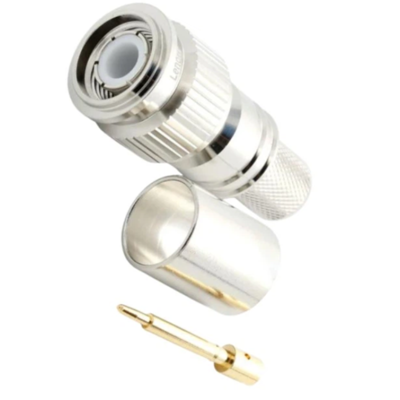 3.02.090 - TNC(male) for RG8, LMR400 - Конектор TNC(штекер) для коаксіального кабелю RG8, LMR400