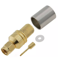 3.01.344 - RP-SMA(male) for RG8, LMR400 - Конектор RP-SMA (штекер) для коаксіального кабелю RG8, LMR400