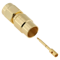 3.01.336 - SMA (штекер) для RG401 - Коннектор SMA(штекер) для коаксиального кабеля RG401, Leno RF (КНР)