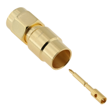 3.01.336 - SMA (male) for RG401 - Конектор SMA(штекер) для коаксіального кабелю RG401, Leno RF (КНР)