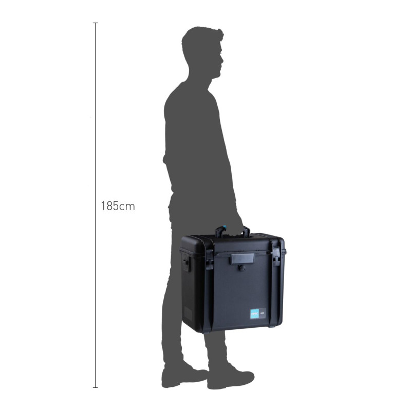 HPRC#4200 CUBBLB - Кейс ударопрочный для хранения и переноски, внутр. размер 460x240x400 (мм)