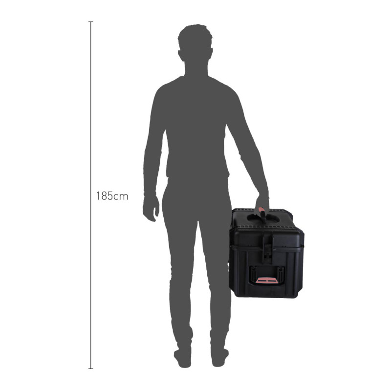 HPRC#4300 CUBBLK - Кейс ударостійкий для зберігання та перенесення, внутр. розмір 580x320x309 (мм)