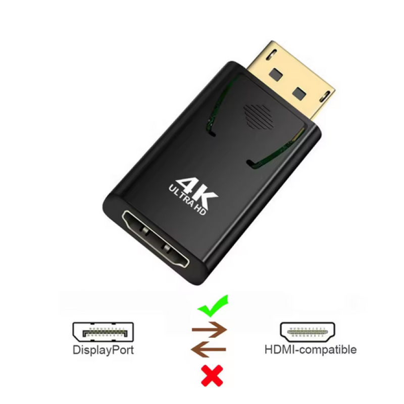 DP2HDMI-MF - Адаптер проходной DisplayPort штекер > HDMI гнездо (тип A)