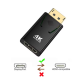 DP2HDMI-MF - Адаптер проходной DisplayPort штекер > HDMI гнездо (тип A)