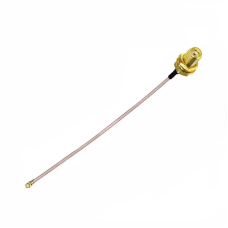 Переходной коаксиальный кабель джампер IPX Cable RG178 U.FL-SMA гнездо 10см