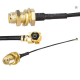 Переходной коаксиальный кабель 1.13мм джампер IPX Cable U.FL-SMA гнездо 15см