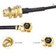 Переходной коаксиальный кабель 1.13мм джампер IPX Cable U.FL-SMA гнездо 15см
