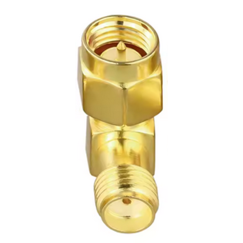 Прохідний кутовий адаптер SMA, штекер-гніздо