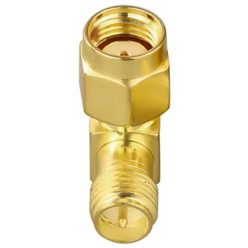 Проходной угловой адаптер RP SMA>RP SMA, штекер-гнездо