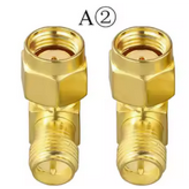 Проходной угловой адаптер RP SMA>RP SMA, штекер-гнездо