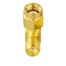 Проходной угловой адаптер RP SMA>RP SMA, штекер-гнездо