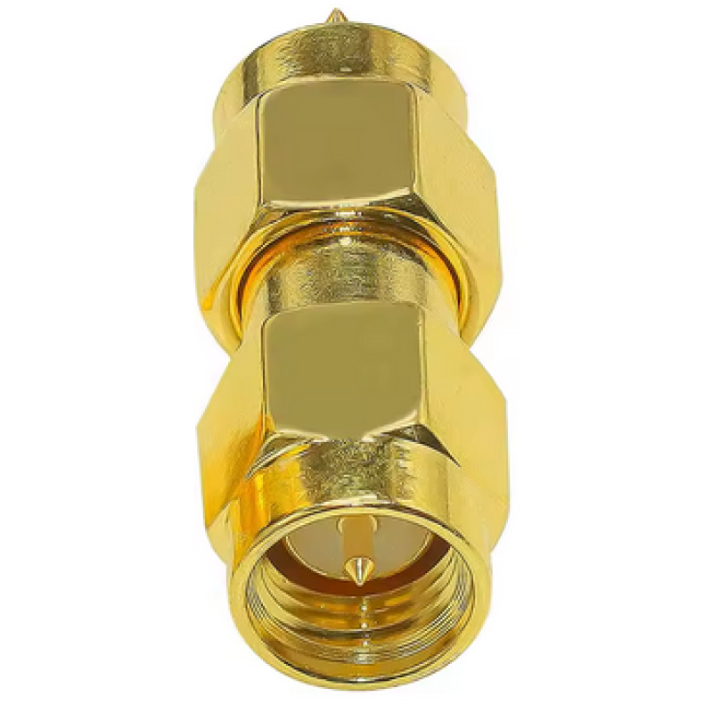 Прохідний адаптер SMA, компактний, штекер-штекер