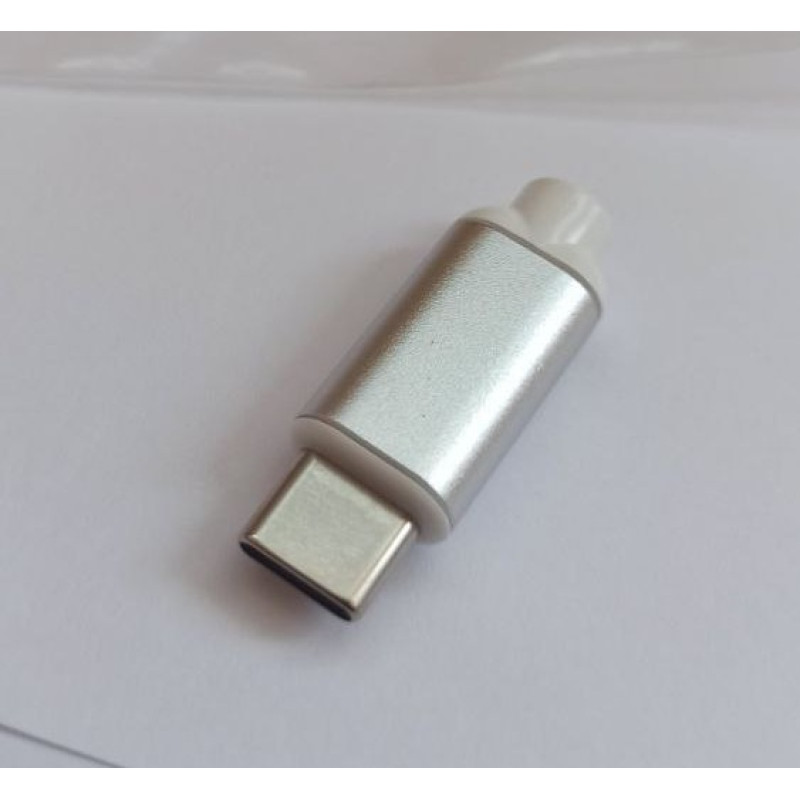 USB-CM3Y - Роз'єм USB кабельний, штекер тип C, 8 контактів покриття позолота 24К