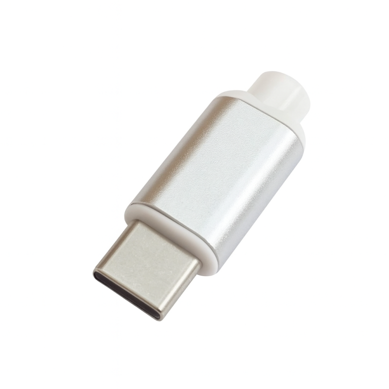 USB-CM3Y - Роз'єм USB кабельний, штекер тип C, 8 контактів покриття позолота 24К