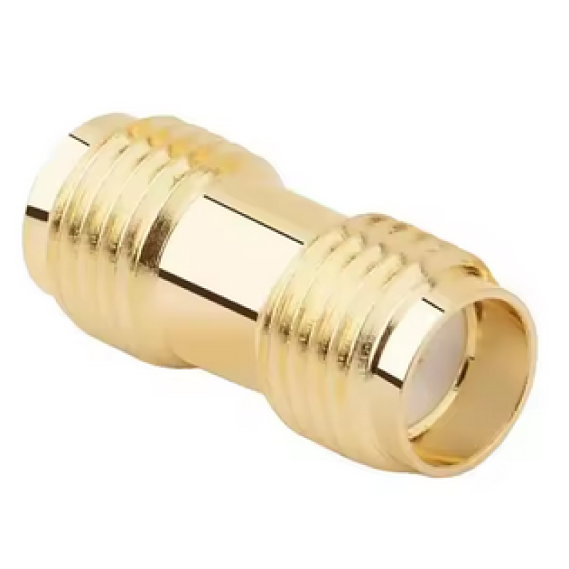 Проходной адаптер прямой SMA > RP SMA, гнездо-гнездо