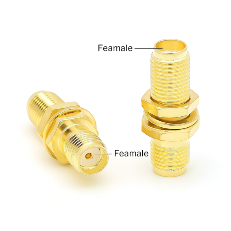 Прохідний адаптер SMA, панельний, гніздо-гніздо