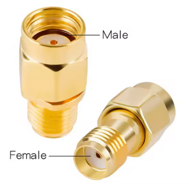 Прохідний адаптер прямий SMA > RP SMA, гніздо-штекер