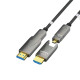 HDMI2.1D-FO-8K-100 - Цифровий оптичний кабель HDMI, роздільна здатність 8К 60Hz, версія 2.1 HDMI штекер