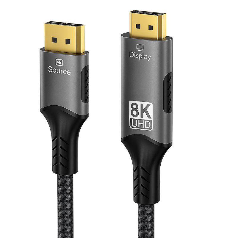 DP2HDMI8K-MM-01 - Цифровой кабель DisplayPort 1.4, штекер> HDMI 2.1 штекер, 8K