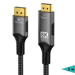 DP2HDMI8K-MM-03 - Цифровий кабель DisplayPort 1.4, штекер> HDMI 2.1 штекер, 8K