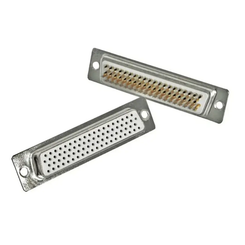 DBH-78F - Разъем кабельный D-SUB, гнездо, 78-контактный, под пайку, высокой плотности