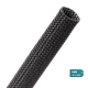HFG-016BK - высокотемпературная кабельная оплетка до 650°С, стекловолокно, диаметр 16 мм