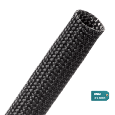 HFG-020BK - високотемпературне кабельне обплетення до 650°С, скловолокно, діаметр 20 мм