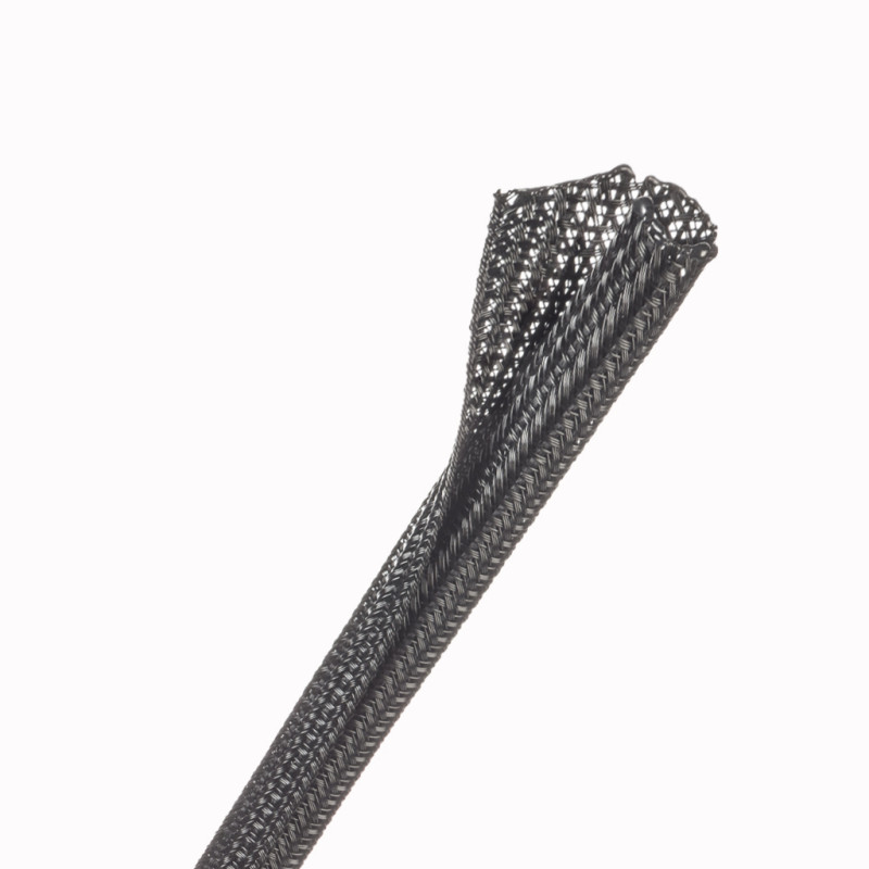 SCW-008BK - Cамозакрывающаяся кабельная оплетка - 0.8 см, площадь перекрытия 25% от диаметра