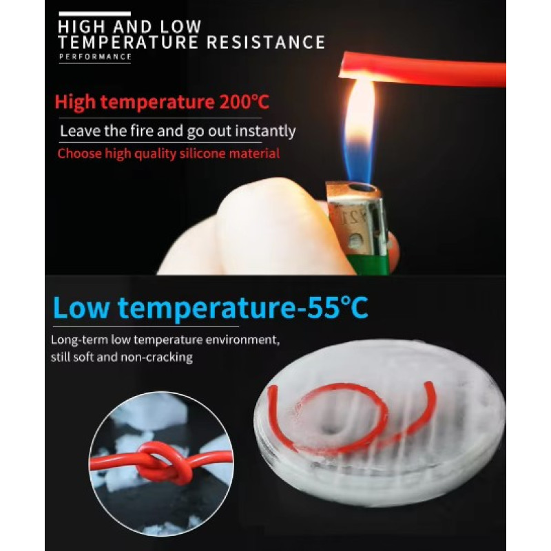 SC-AWG28-OR - Силовой кабель в силиконовой изоляции, внеш.диам. 1.2мм, многожильный. 16*0.08