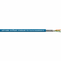 ETH-C5E-4P-63-BL - Кабель Ethernet Cat.5e екранований 4 пари, 6.3 мм, блакитний