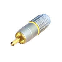 AC-MR-37AY - Разъем RCA, кабельный штекер на кабель до 7 мм, позолоченные контакты