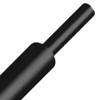 JDD-20-BK - Термоусадочная трубка 2:1, диаметр до усадки 20мм, цвет-черный, JDD Tech (КНР)