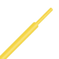 JDD-1-YL - Термоусадочная трубка 2:1, диаметр до усадки 1мм, цвет-желтый, JDD Tech (КНР)