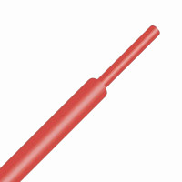 JDD-1,5-RD - Термоусадочная трубка 2:1, диаметр до усадки 1,5мм, цвет-красный, JDD Tech (КНР)