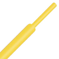 JDD-3-YL - Термоусадочная трубка 2:1, диаметр до усадки 3мм, цвет-желтый, JDD Tech (КНР)