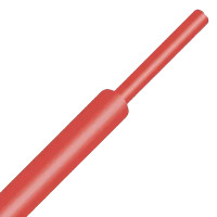 JDD-3-RD - Термоусадочная трубка 2:1, диаметр до усадки 3мм, цвет-красный, JDD Tech (КНР)