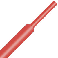 JDD-4-RD - Термоусадочная трубка 2:1, диаметр до усадки 4мм, цвет-красный, JDD Tech (КНР)