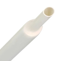 JDD-12-WH - Термоусадочная трубка 2:1, диаметр до усадки 12мм, цвет-белый, JDD Tech (КНР)