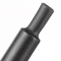 H2V1.50BK - Резиноподобная термоусаживаемая трубка 2:1 "Viton", диаметр до/после усадки 38.1/19.1 мм