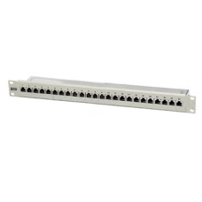 PP-1U-16-C5e-SH-110D - Патч-панель для установки в рэк 19", экранированные RJ45, категория 5e