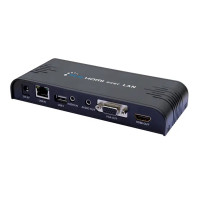 LKV376 - Перетворювач сигналу RJ45 в цифрові HDMI (1080p) або аналогові сигнали VGA