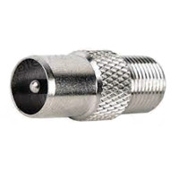 F 108-52 - Переходник F гнездо - IEC штекер, Alcad (Испания)