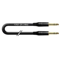 1T-JJ10-0.3 Кабель комутаційний аудіо, Jack 6.3 stereo штекер > Jack 6.3 stereo штекер, серія Basic