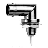 J01001A1235 - Роз'єм BNC панельний, гніздо, кутовий, паяння, 50 Ом, посадка Z01